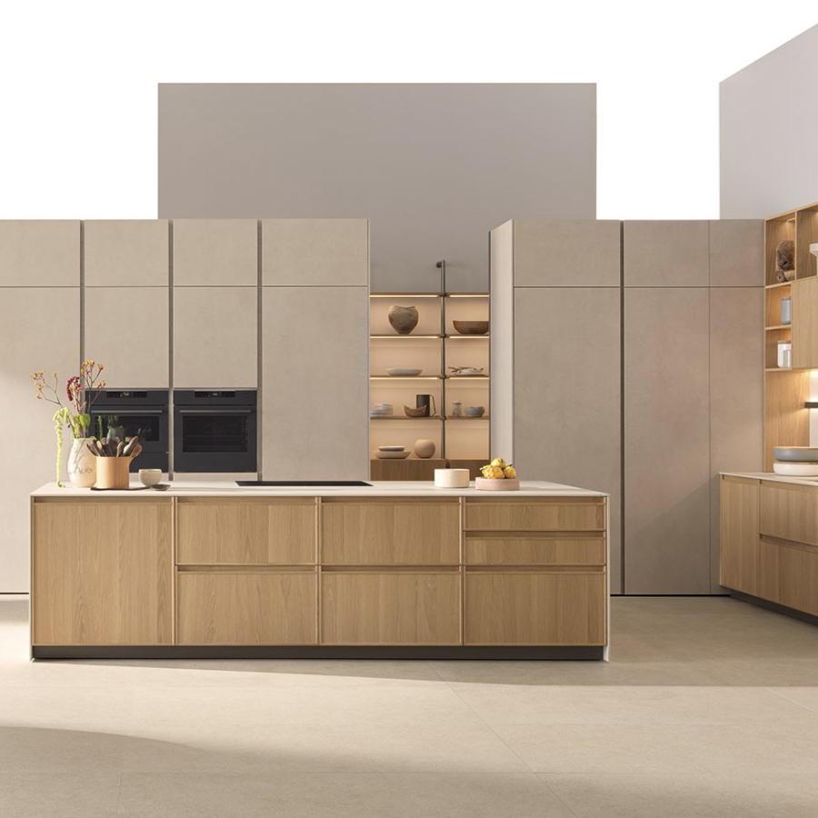 Veneta Cucine Sakura, stile Japandi, pedrazzini arreda